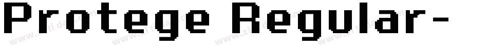 Protege Regular字体转换
